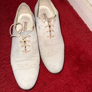 Fratelli Rossetti Men's Cream Oxford Shoes